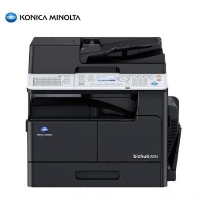 柯尼卡美能達(dá) KONICA MINOLTA bizhub 205i A3黑白數(shù)碼復(fù)合機(jī)(雙面輸稿器+單紙盒）bizhub 206升級(jí)版免費(fèi)安裝