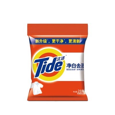 汰漬 TZ 218g 凈白去漬洗衣粉218g無(wú)磷家用去油污手洗機(jī)洗家庭裝衣物清潔